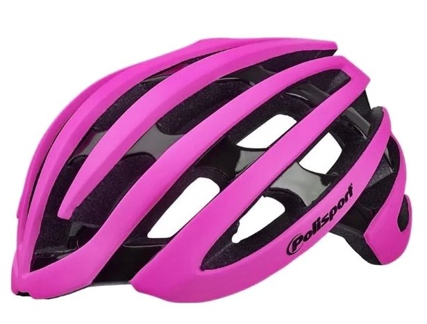 Capacete Light Road - POLISPORT PINK